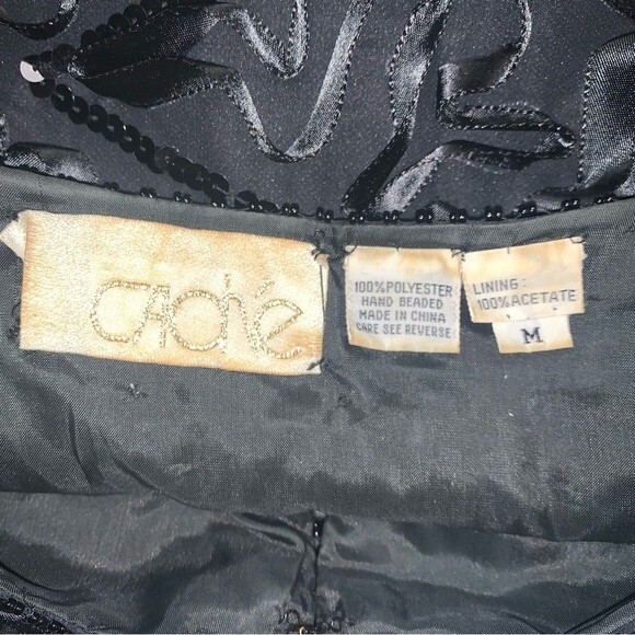 Black Blazer Satin Jacket Womens Medium Lightweight Cardigan Cover Sweater - Picture 3 of 4